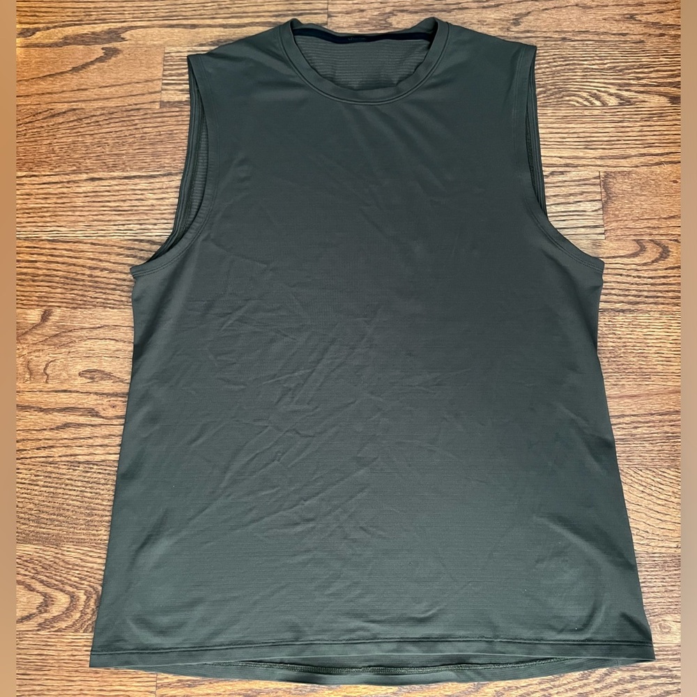 Lululemon Runners Tank - Olive / Green - Size Large - Picture 2 of 5